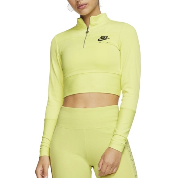 nike air ribbed strappy crop top